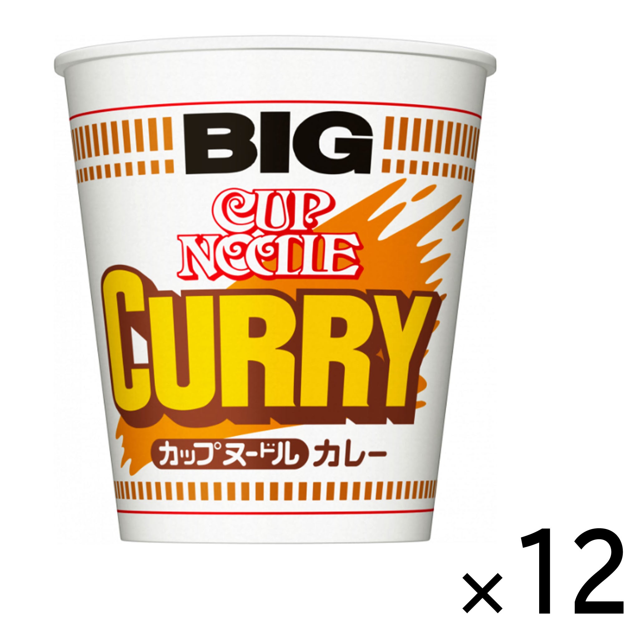 Nissin Cup Noodle Curry Big【12 Set】